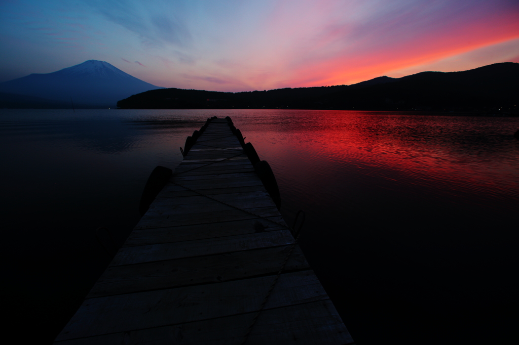 絶景くんには映らなかった昨日の夕焼け