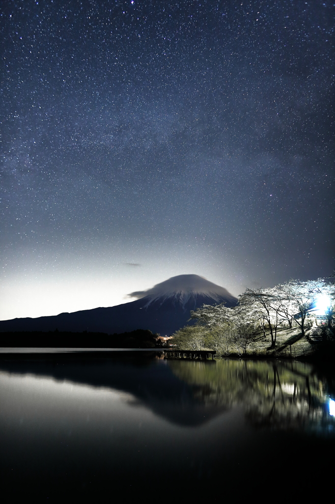 春宵の田貫湖