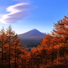吊るしと富士と深まる秋