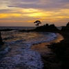 立石海岸夕景