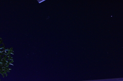 自宅からの星空