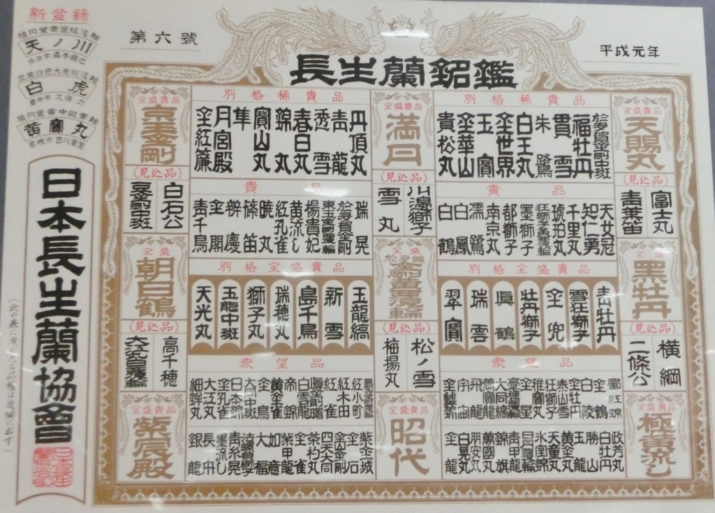 長生蘭名鑑