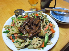今日の晩ごはん（焼肉）