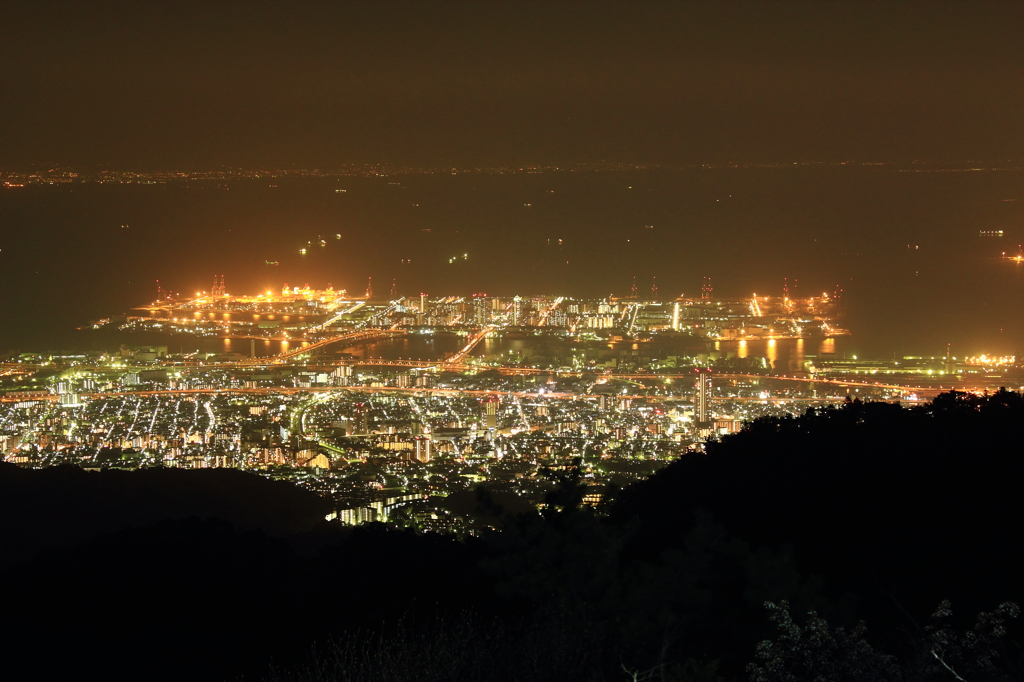 1000万ボルトの夜景②