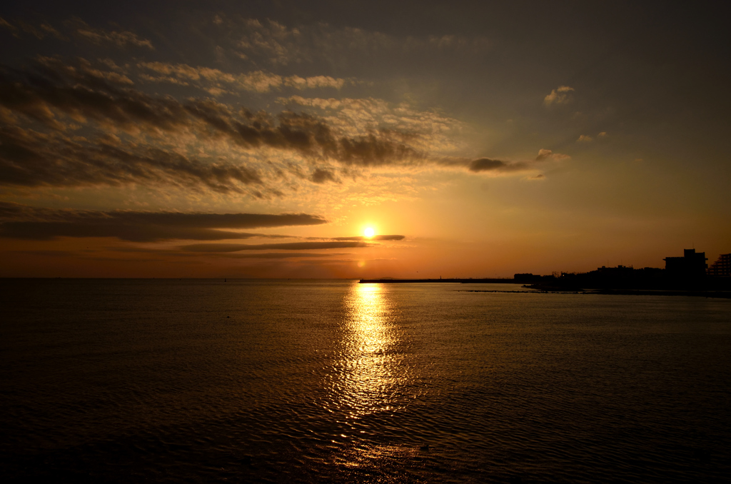 明石夕景