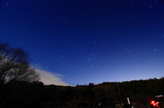 奈良の冬夜空