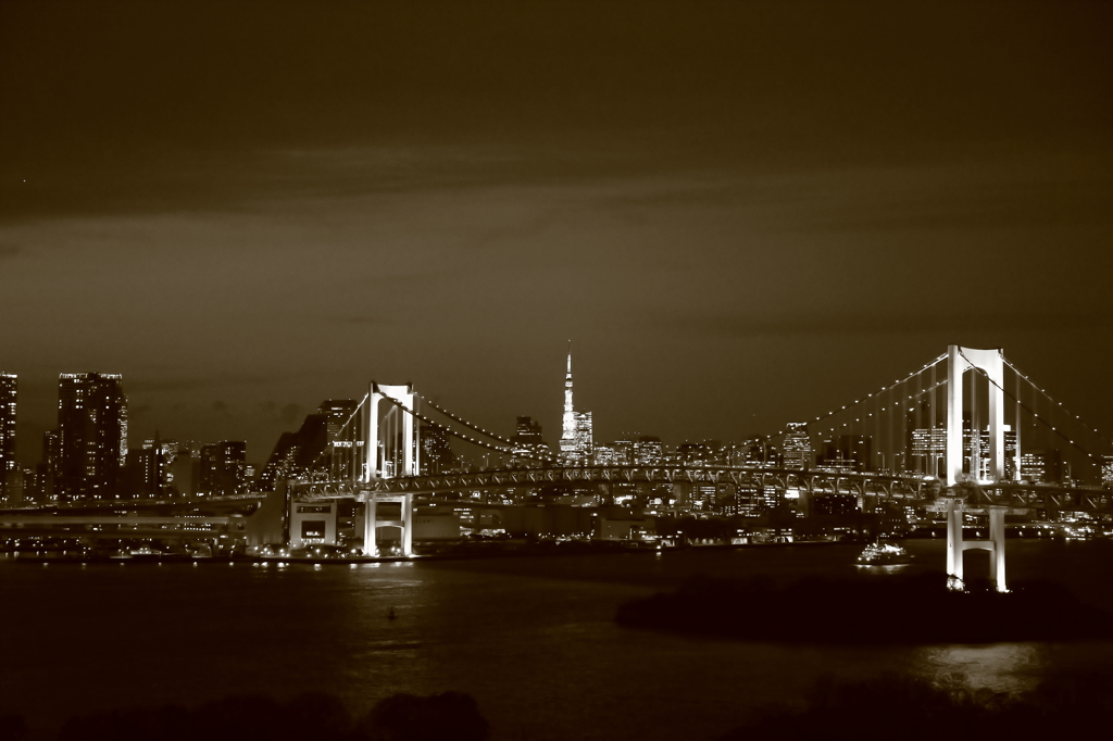 TOKYO TOWER from お台場