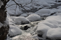 雪の谷