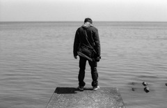 standing on ocean
