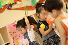 輪投げ全力投球