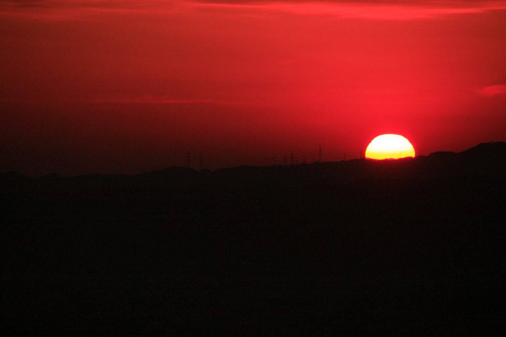 沈む夕日