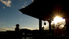sunset temple