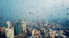 雨と虹と東京タワー