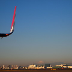 飛行機LOVE♪　その２　富士山といっしょいっしょ！