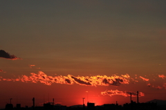 年末の夕暮れ#6