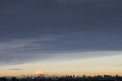 雲が切れた先