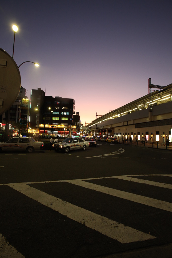 Sunset @Koenji Station