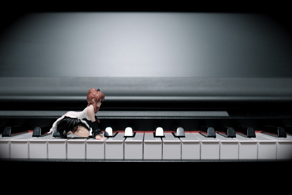The melancholy on the keyboard
