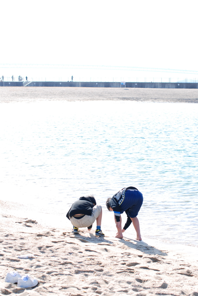 砂浜遊び