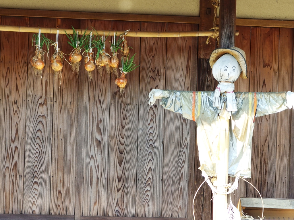 民家園　かかし