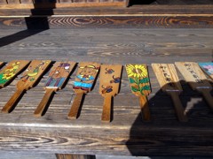 郷土民家園　羽子板