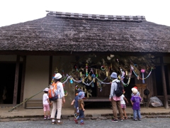 郷土民家園　七夕飾り