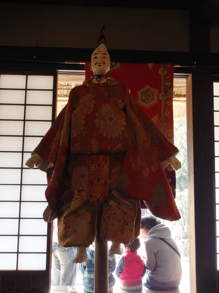 浄瑠璃人形　スタンバイ