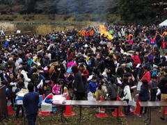 泉の森どんど焼き