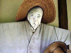 郷土民家園へのへのもへじ