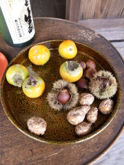 郷土民家園　十五夜お供え