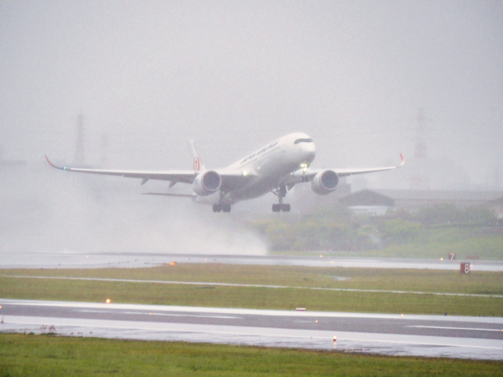 豪雨…1