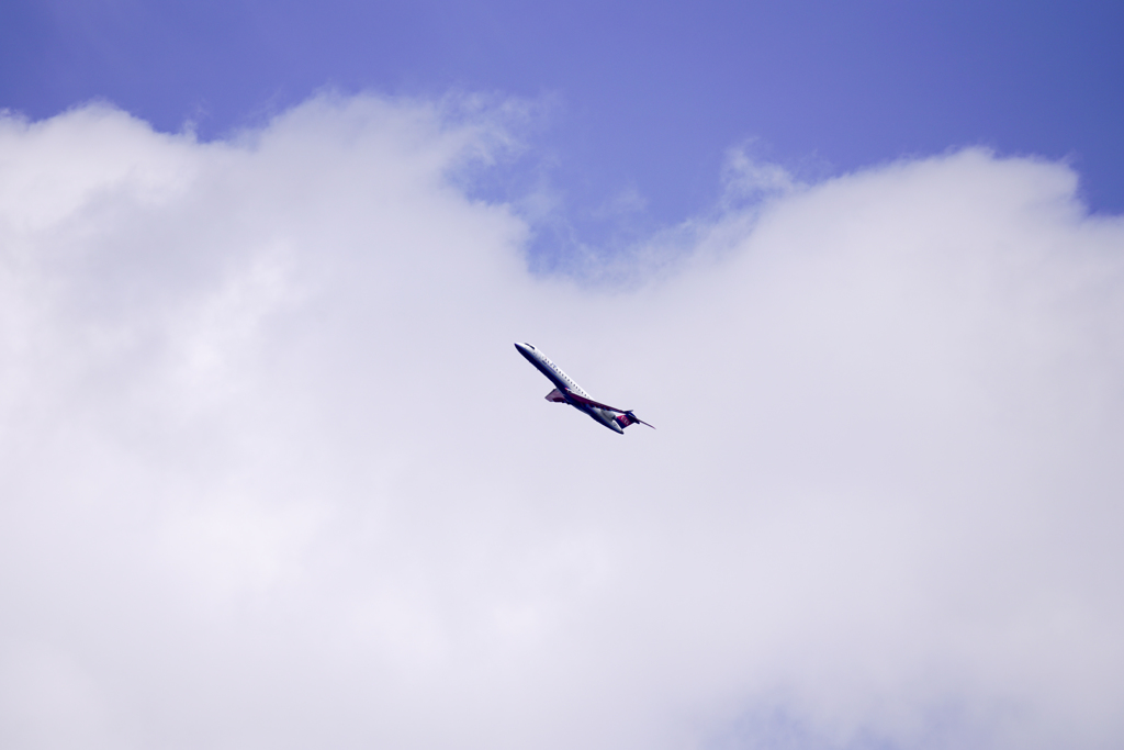 雲と飛行機...2