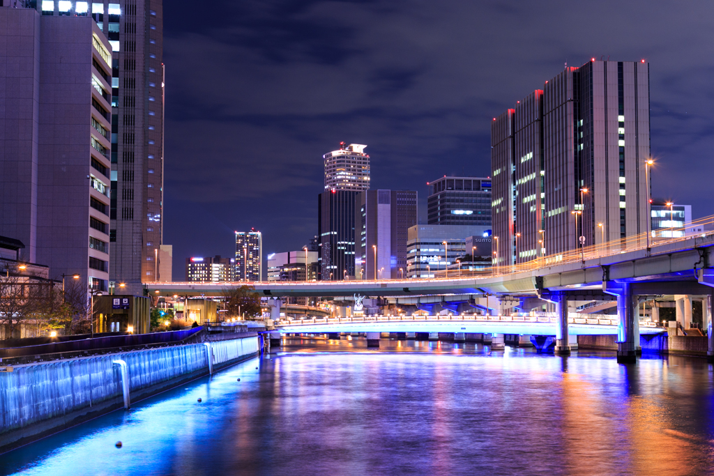 堂島川夜景...1