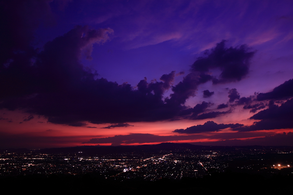 遷都1300年の夕焼け