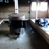山小屋到着