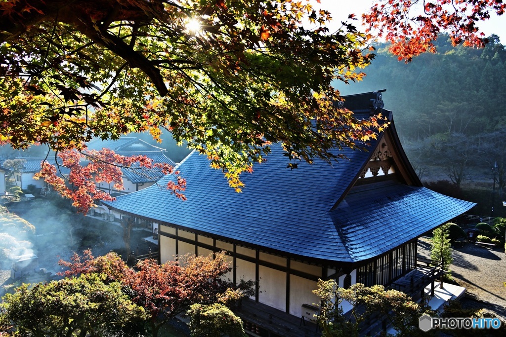 山寺の朝