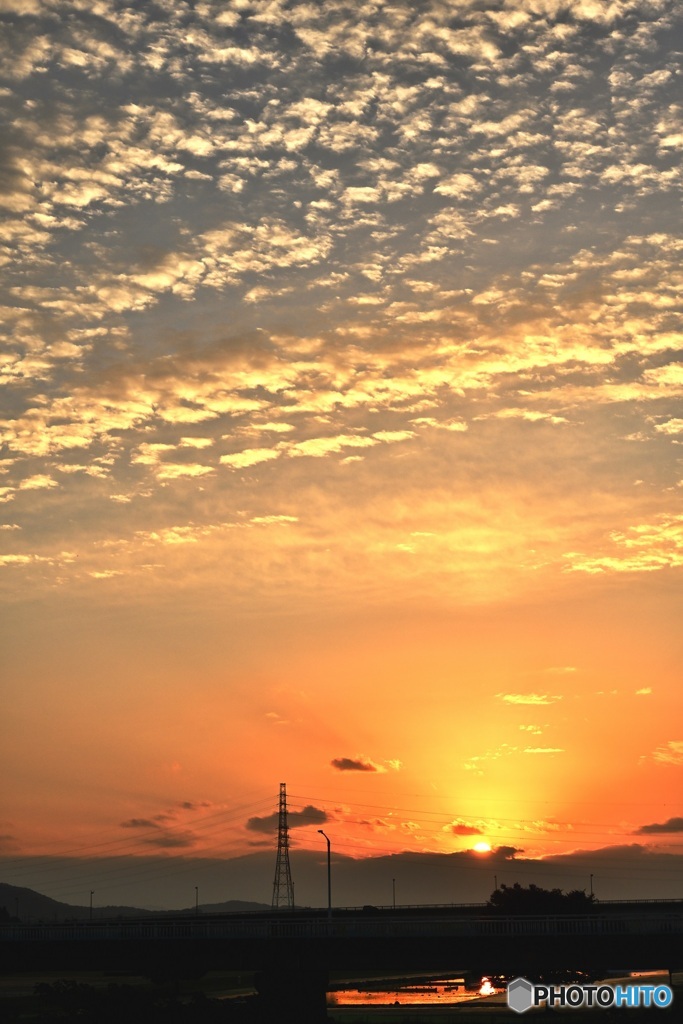 太陽と空