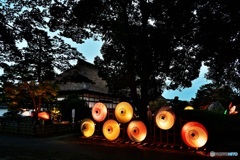 和傘ライトアップ