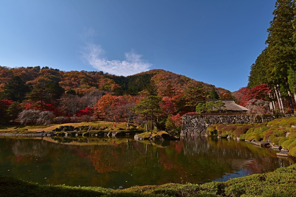 晩秋の古峯園