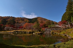 晩秋の古峯園