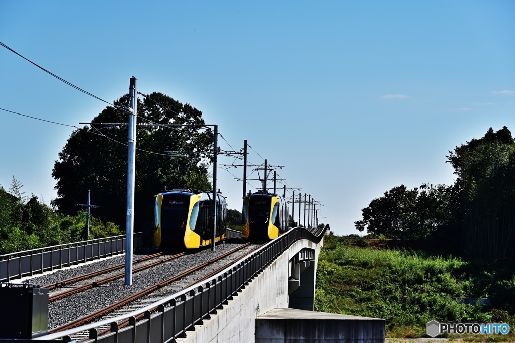 宇都宮LRT　交差する