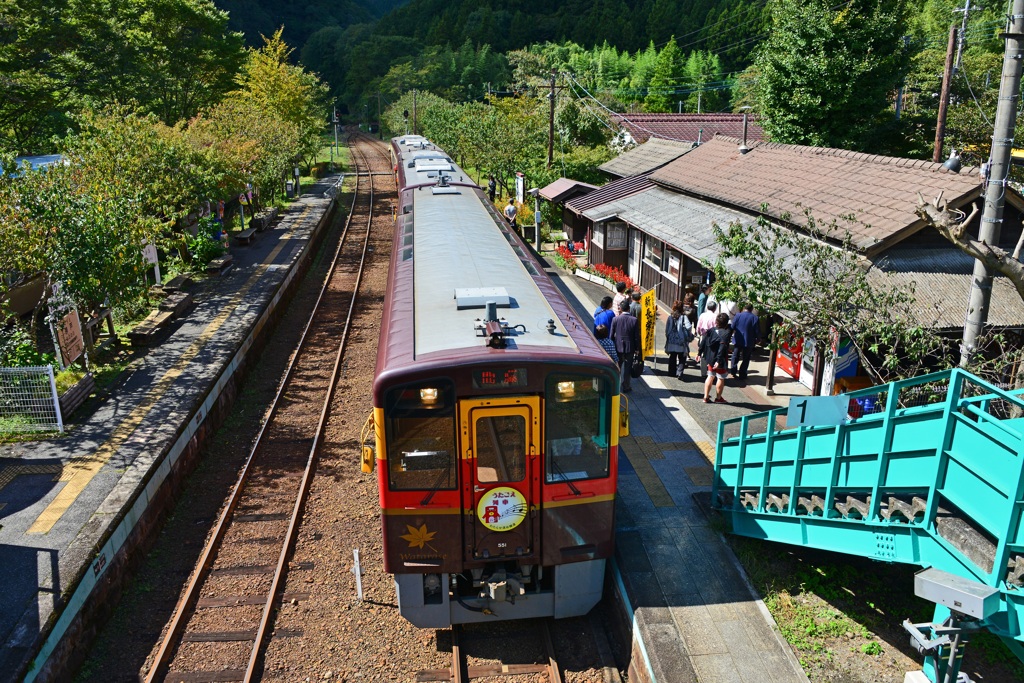 駅に到着