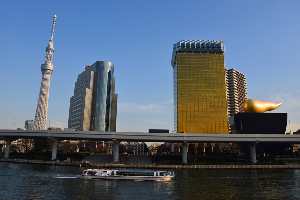 東京スカイツリーのある景色