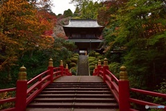 秋の雲巌寺