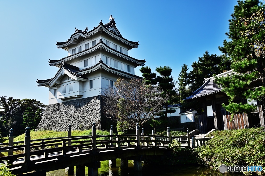 忍城　御三階櫓と橋