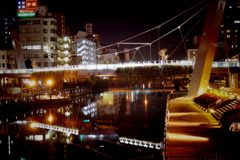 白々しい夜景