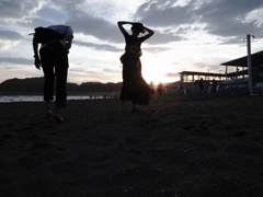 夕方