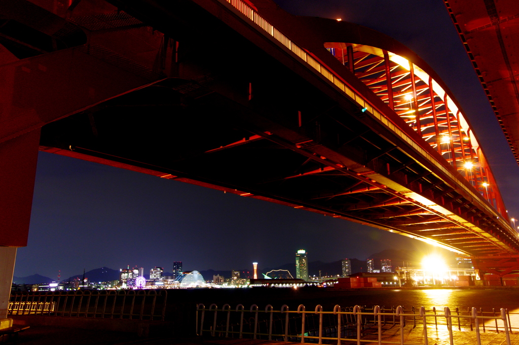 対岸の夜景
