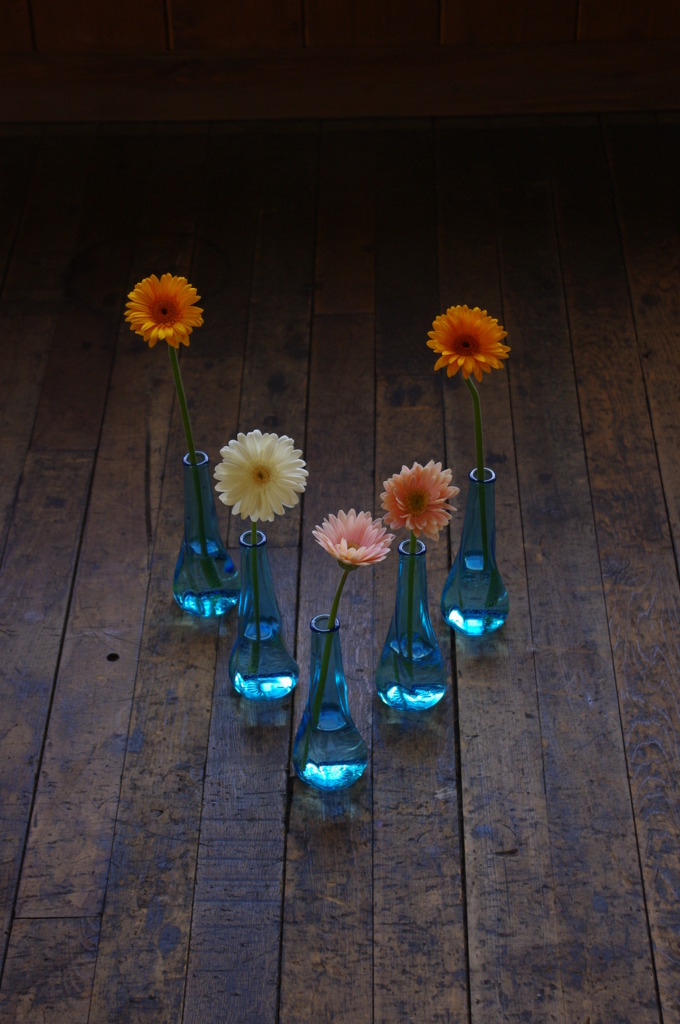 水色の花瓶