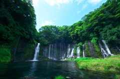 白糸の滝より